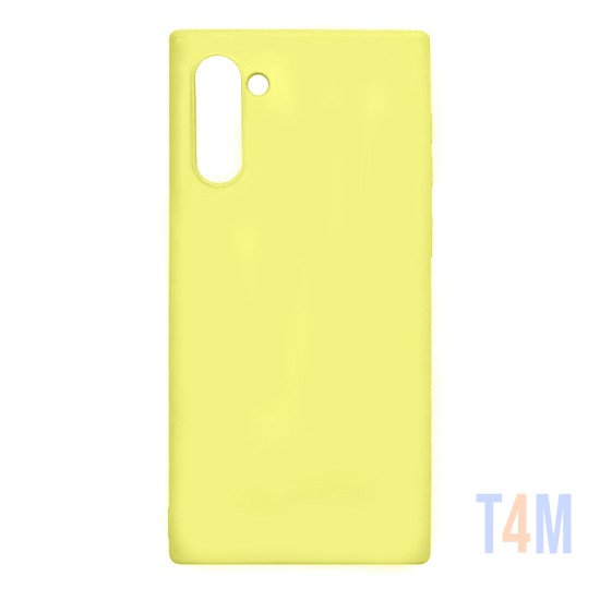 Soft Silicon Case for Samsung Galaxy Note 10 Yellow